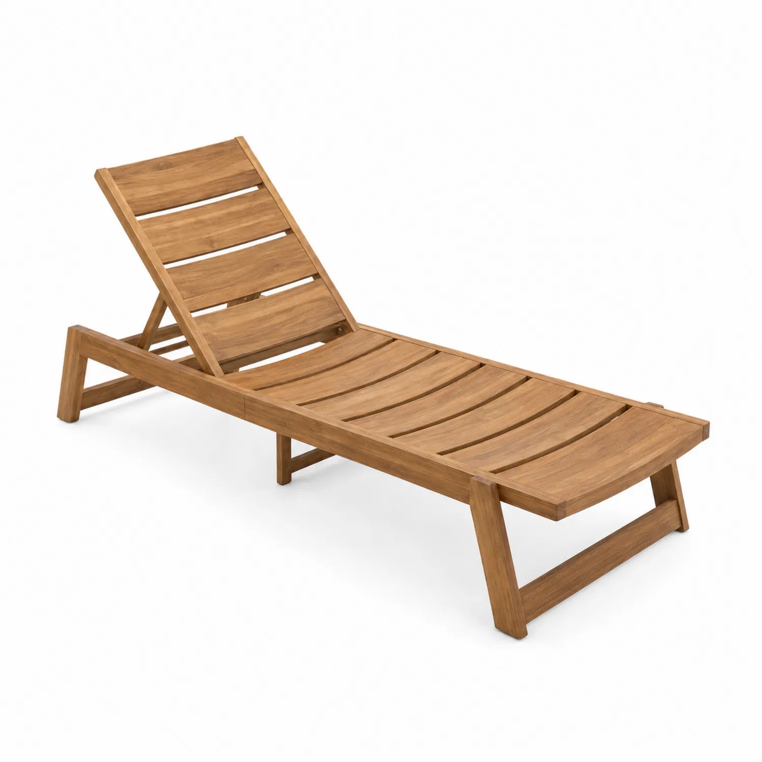 Sdraio in Legno di Teak Regolabile