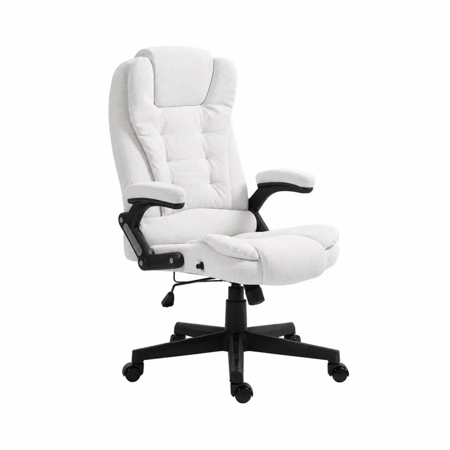 Sedia ergonomica in tessuto regolabile con base girevole