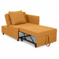 Divano letto angolare in tessuto con schienale regolabile, 200x80x85 cm