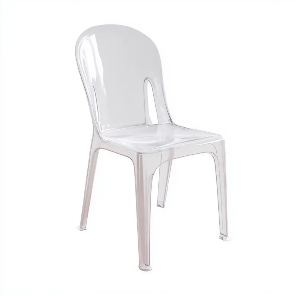 Dining Chair Transparent Polycarbonate 45x52x87 cm - Modern Design